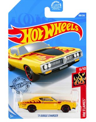 New 2020 Hot Wheels '71 Dodge Charger HW Flames