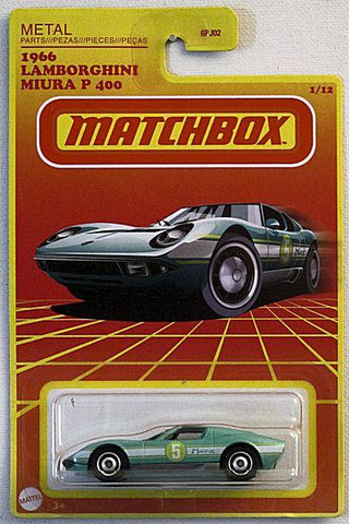 New 2020 Matchbox 1966 Lamborghini Miura P 400