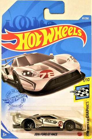 New 2021 Hot Wheels 2016 Ford GT Race HW Speed Graphics