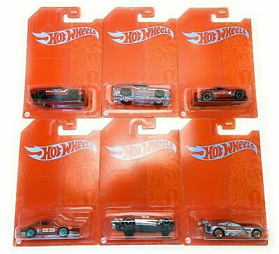 New 2021 Hot Wheels 53rd Anniversary Set of 6 Cars Orange and Blue Mix 2