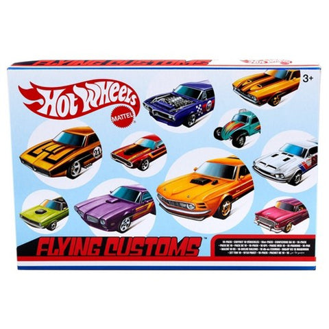 New 2021 Hot Wheels Flying Customs 10 Pack Target Exclusive