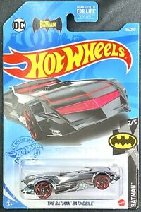 New 2021 Hot Wheels The Batman Batmobile DC Chrome