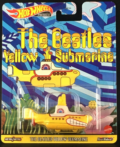 New 2021 Hot Wheels The Beatles Yellow Submarine Premium Retro Entertainment Mattel