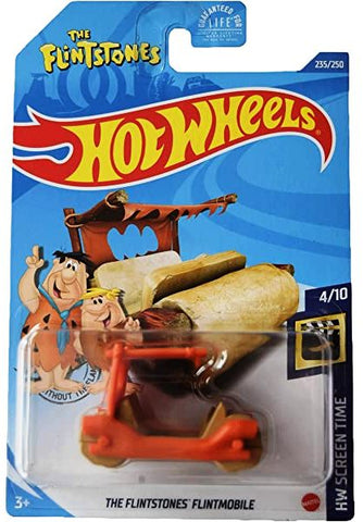 New 2021 Hot Wheels The Flintstones Flintmobile HW Screen Time 235/250 Mattel