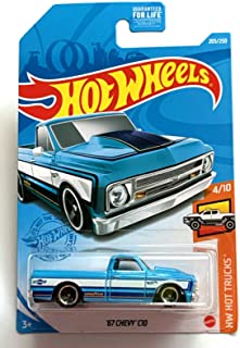New 2021 Hot Wheels '67 Chevy C10 HW Hot Trucks Blue and White