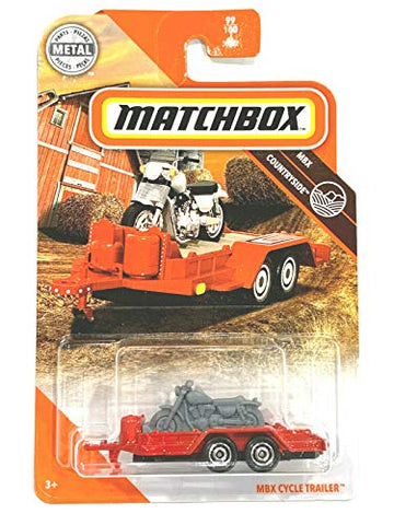 New 2021 Matchbox MBX Cycle Trailer Motorcycle Type 1
