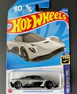 New 2022 Hot Wheels Aston Martin Valhalla Concept No Time To Die James Bond 007 60 Year Anniversary Screen Time