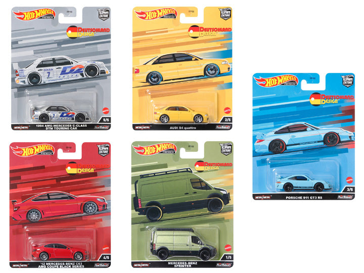 Hot Wheels Deutschland Design 5台セット New2022HotWheelsCarCultureDeut