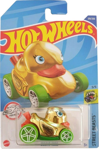 New 2022 Hot Wheels Duck N' Roll Street Beasts Gold Treasure Hunt