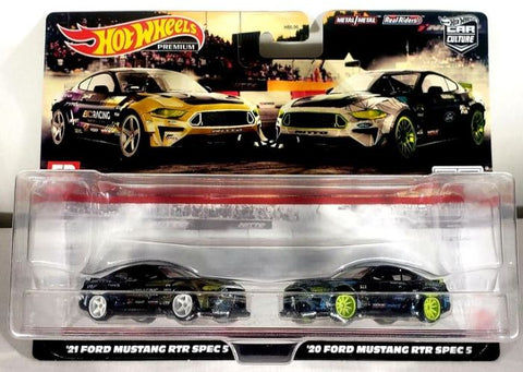 New 2022 Hot Wheels Ford Mustang Car Culture Premium Target Exclusive 2 Car Set