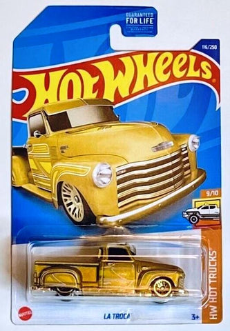 New 2022 Hot Wheels La Troca HW Hot Trucks Gold Mattel