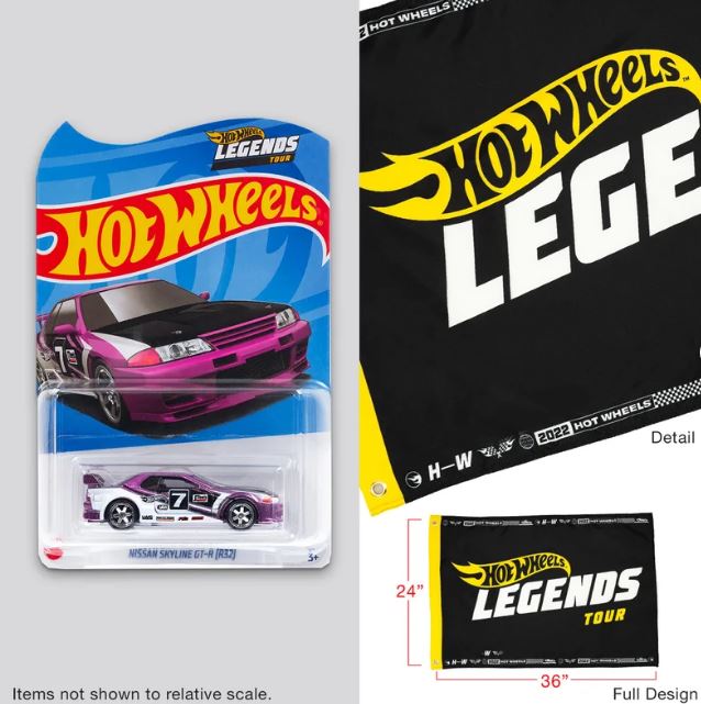 New 2022 Hot Wheels Nissan Skyline GT-R (R32) Legends Tour