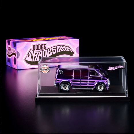 New 2022 Hot Wheels RLC Exclusive '70s Dodge Tradesman Van Mattel Purple