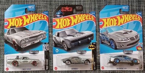 New 2022 Hot Wheels Zamac Set of 3 Cars Batman Batmobile