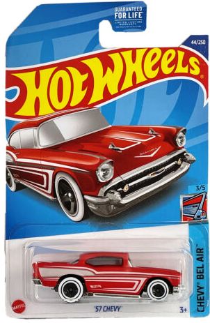 New 2022 Hot Wheels '57 Chevy Bel Air Red