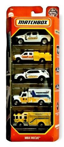 New 2022 Matchbox MBX Rescue 5 Pack Boone County