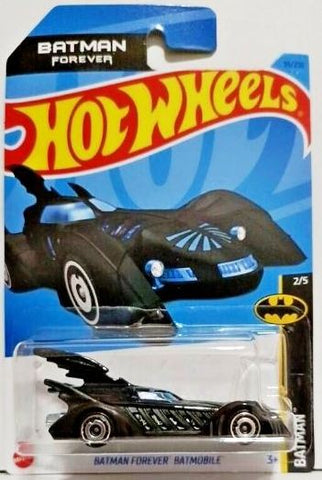 New 2023 Hot Wheels Batman Forever Batmobile 55/250 Mattel