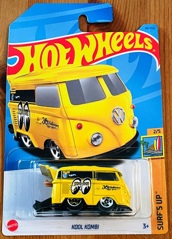New 2023 Hot Wheels Kool Kombi VW Volkswagen Surf's Up Mooneyes 49/250 Mattel