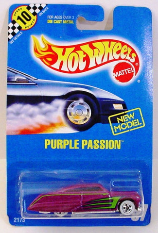 New 1990 Hot Wheels Purple Passion Purple/Green
