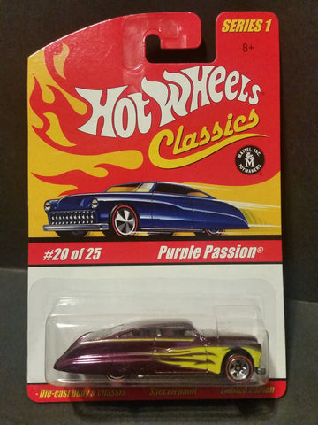 New 2004 Hot Wheels Purple Passion Hot Wheels Classics Series 1 Purple/Yellow
