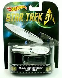 New 2015 Hot Wheels Star Trek U.S.S. Enterprise NCC-1701 Retro Entertainment