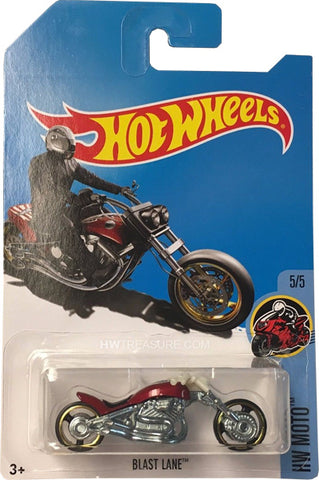New 2017 Hot Wheels Blast Lane Treasure Hunt 5-5 HW Moto