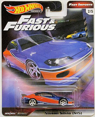New 2018 Hot Wheels The Fast & The Furious Nissan Silvia Real Riders