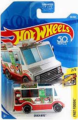 New 2018 Hot Wheels Quick Bite Fast Foodie Truck 2-5 50th Anniversary 93-365