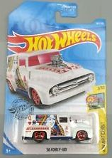 New 2019 Hot Wheels '56 Ford F-100 HW Art Cars Queen of Hearts
