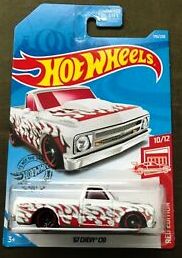 New 2019 Hot Wheels '67 Chevy C10 Target Exclusive Red Edition 10/12