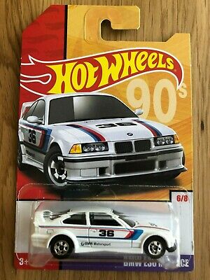 New 2019 Hot Wheels BMW E36 M3 Race Throwback Series Target Exclusive