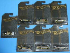 New 2019 Hot Wheels Compete Satin and Chrome Set of 7 Cars with Chase