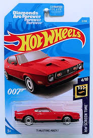 New 2019 Hot Wheels James Bond Diamonds Are Forever 71 Mustang Mach 1