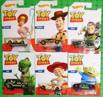 New 2019 Hot Wheels Toy Story Set Of 6 Cars Walmart Exclusive Set Disney Pixar
