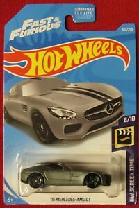 New 2019 Hot Wheels '15 Mercedes-AMG GT HW Screen Time The Fast and The Furious Movie Car