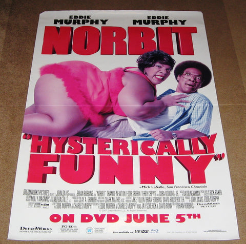 Norbit Movie Poster 27x40 Used Eddie Murphy, Lester Speight, Susan Beaubian, Floyd Levine, Anastacia, David Goldsmith, Clifton Powell, Eddie Griffin, Khamani Griffin, Alex Brown, Jeanette Miller