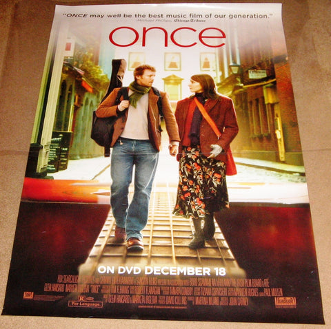Once Movie Poster 27x40 Used Pat McGrath, Marcella Plunkett, Mal Whyte, Darren Healy