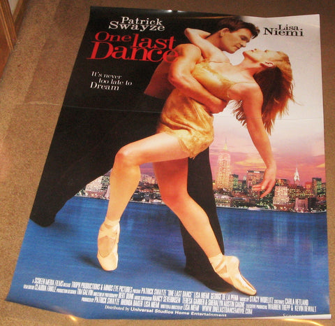 One Last Dance Movie Poster 27x40 Used  Matthew Walker, Chris Sigurdson, George De La Pena, Lisa Niemi, Marie Stillin, Timothy Webber, Nancy Drake, Patrick Swayze
