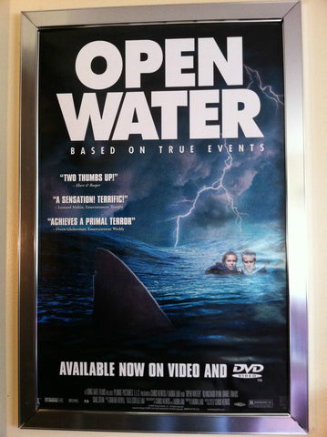 Open Water Movie Poster 27x40 Used John Charles, Blanchard Ryan, Saul Stein, Steve Lemme