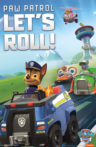 Paw Patrol - Let's Roll Wall Poster 22x34 RP14140 UPC882663041404