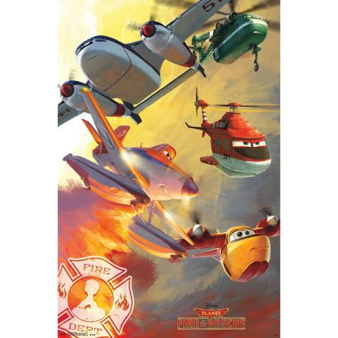Planes 2 - Team Movie Poster RP13367 22x34 UPC882663033676 Disney