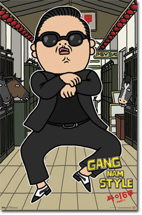 Psy – Animated Poster 22x34 RS9633 UPC017681096338