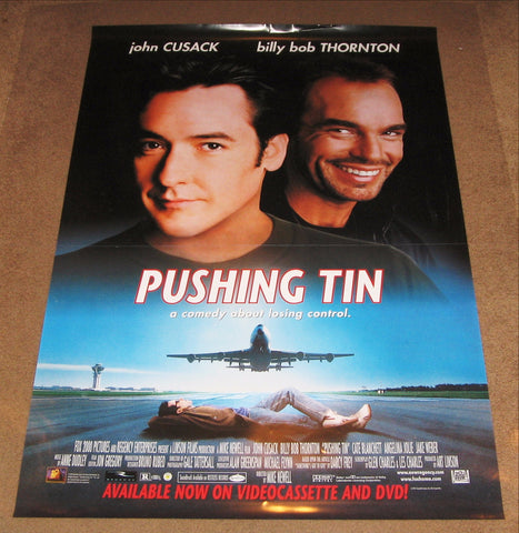 Pushing Tin Movie Poster 27x40 Used Ferne Downey, Peter Graham, Carolyn Scott, Billy Bob Thornton, Ray Kahnert, Vicki Lewis, Ramona Milano, Martin Roach, John Carroll Lynch, Robert N Smith, Gene Dinovi