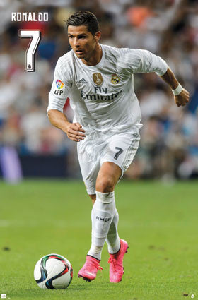 Real Madrid - C Ronaldo 15 Sports Poster 22x34 RP14461 UPC882663044610