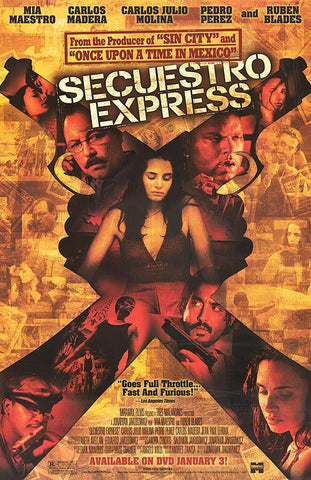 Secuestro Express Movie Poster 27x40 Used