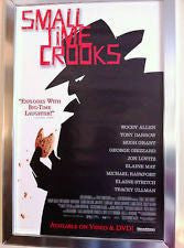 Small Time Crooks Movie Poster 27x40 (2000) Used Brian Markinson, Hugh Grant, Woody Allen, Tracey Ullman, Isaac Mizrahi, Crystal Field, Kenneth Edelson, William Hill, Bill Gerber, Ray Garvey, Tony Darrow, Scotty Bloch