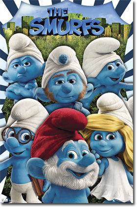 Smurfs – Group Movie Poster 22x34 RP1246