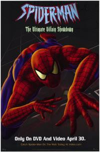 Spider-Man The Ultimate Villain Showdown Movie Poster 27x40 Animated Used