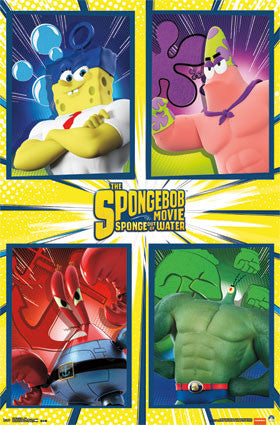 SpongeBob 2 - Team TV Show Cartoon Poster 22x34 RP13842 UPC882663038428