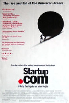 Startup.com Movie Poster 27x40 Used Bill Cinton